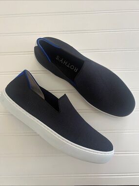 Rothy's Slip-On Sneaker Black Size 9